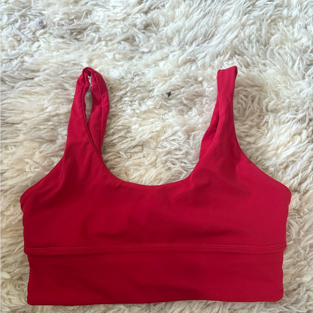 Lululemon Red Align Bra
